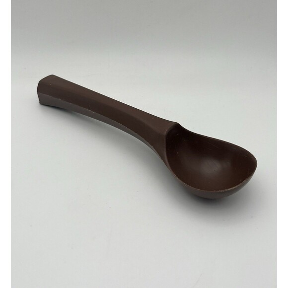 Vintage Rubbermaid Brown Ice Cream Scoop #1910 Sturdy Plastic Country 1980s USA - Picture 5 of 5